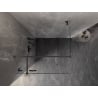 Mexen Lunar T kabina prysznicowa uchylna lewa 80 x 80 cm, transparent, gun gray szczotkowany - 834T-080-080-66-00-L