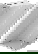 Mexen Lunar T kabina prysznicowa uchylna lewa 85 x 90 cm, transparent, gun gray szczotkowany - 834T-085-090-66-00-L