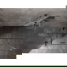 Mexen Lunar T kabina prysznicowa uchylna lewa 100 x 70 cm, transparent, gun gray szczotkowany - 834T-100-070-66-00-L