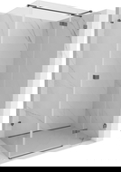 Mexen Lunar T kabina prysznicowa uchylna prawa 70 x 90 cm, transparent, gun gray szczotkowany - 834T-070-090-66-00-P