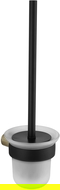 Mexen Base szczotka toaletowa, czarna/złota - 7088250-57