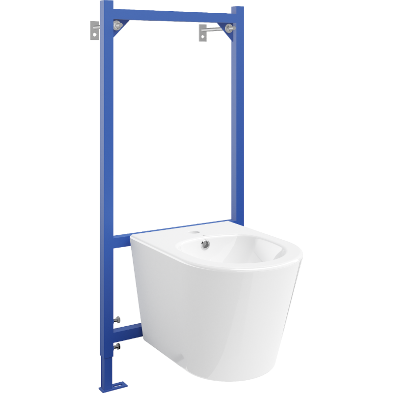 Mexen zestaw podtynkowy bidetowy stelaż Fenix B z bidetem Rico, biały - 69935724800