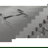 Mexen Lunar T kabina prysznicowa uchylna prawa 85 x 100 cm, transparent, gun gray szczotkowany - 834T-085-100-66-00-P