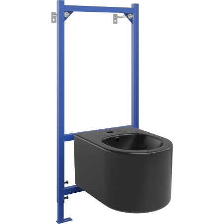 Mexen zestaw podtynkowy bidetowy stelaż Fenix B z bidetem Sofia, czarny mat - 69935544885