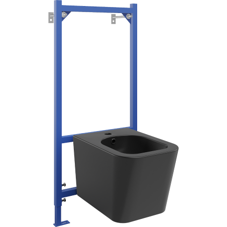 Mexen zestaw podtynkowy bidetowy stelaż Fenix B z bidetem Teo, czarny mat - 69935855185
