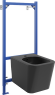 Mexen zestaw podtynkowy bidetowy stelaż Fenix B z bidetem Teo, czarny mat - 69935855185