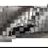 Mexen Lunar T kabina prysznicowa uchylna prawa 100 x 100 cm, transparent, gun gray szczotkowany - 834T-100-100-66-00-P