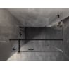 Mexen Lunar T kabina prysznicowa uchylna lewa 70 x 90 cm, transparent, czarna - 834T-070-090-70-00-L