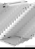 Mexen Lunar T kabina prysznicowa uchylna lewa 85 x 90 cm, transparent, czarna - 834T-085-090-70-00-L