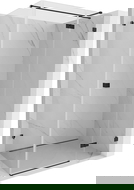 Mexen Lunar T kabina prysznicowa uchylna prawa 85 x 90 cm, transparent, czarna - 834T-085-090-70-00-P