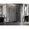 Mexen Lunar T kabina prysznicowa uchylna prawa 85 x 120 cm, transparent, czarna - 834T-085-120-70-00-P