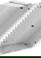 Mexen Lunar T kabina prysznicowa uchylna prawa 100 x 70 cm, transparent, czarna - 834T-100-070-70-00-P