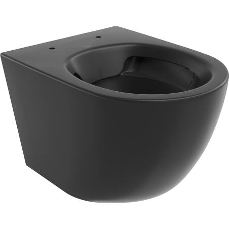 Mexen Lena miska wc Rimless, czarna mat - 3322XX85