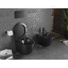 Mexen Lena miska wc Rimless, czarna mat - 3322XX85