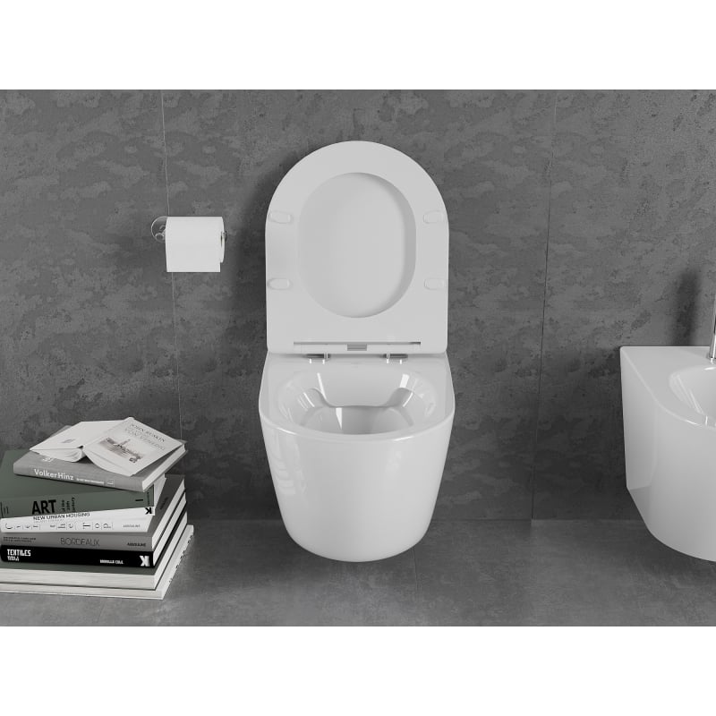 Mexen Lena miska wc Rimless, biała połysk - 3322XX00