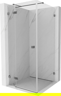 Mexen Lunar T kabina prysznicowa uchylna lewa 90 x 90 cm, transparent, gun metal - 834T-090-090-95-00-L