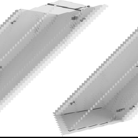 Mexen Lunar T kabina prysznicowa uchylna prawa 70 x 70 cm, transparent, gun metal - 834T-070-070-95-00-P