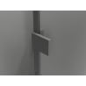 Mexen Lunar T kabina prysznicowa uchylna prawa 70 x 100 cm, transparent, gun metal - 834T-070-100-95-00-P