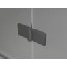 Mexen Lunar T kabina prysznicowa uchylna prawa 85 x 80 cm, transparent, gun metal - 834T-085-080-95-00-P
