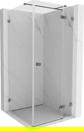 Mexen Lunar T kabina prysznicowa uchylna prawa 90 x 90 cm, transparent, gun metal - 834T-090-090-95-00-P