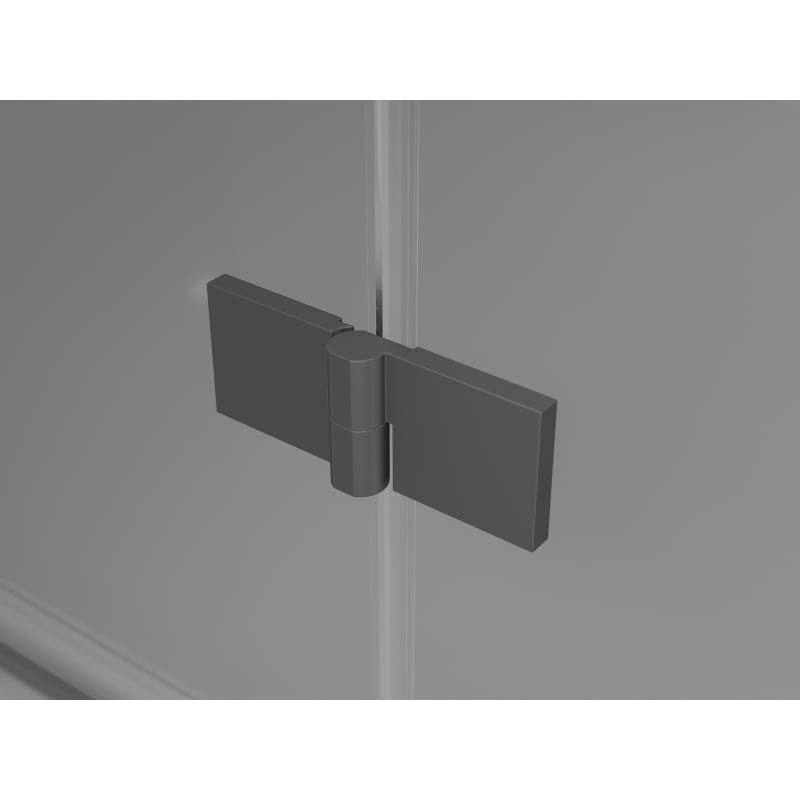 Mexen Lunar T kabina prysznicowa uchylna prawa 90 x 100 cm, transparent, gun metal - 834T-090-100-95-00-P