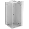 Mexen Lunar T kabina prysznicowa uchylna prawa 100 x 100 cm, transparent, gun metal - 834T-100-100-95-00-P