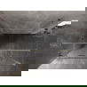 Mexen Lunar T kabina prysznicowa uchylna lewa 90 x 70 cm, transparent, nikiel szczotkowany - 834T-090-070-97-00-L
