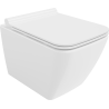Mexen Vega miska wc Rimless z deską wolnoopadającą slim, duroplast, biała połysk - 30654000