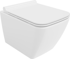 Mexen Vega miska wc Rimless z deską wolnoopadającą slim, duroplast, biała połysk - 30654000