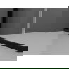 Mexen Exo drzwi prysznicowe składane 120 cm, transparent, czarne - 816-120-000-70-00