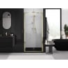 Mexen Exo drzwi prysznicowe składane 120 cm, transparent, złote - 816-120-000-50-00