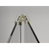 Mexen Exo drzwi prysznicowe składane 120 cm, transparent, złote - 816-120-000-50-00