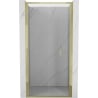 Mexen Exo drzwi prysznicowe składane 120 cm, transparent, złote - 816-120-000-50-00