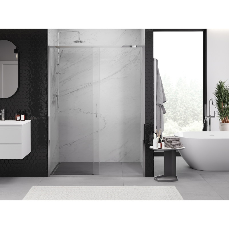 Mexen Exo-S drzwi prysznicowe rozsuwane 170 cm, transparent, chrom - 8151-170-000-01-00