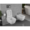 Mexen Margo miska wc Rimless z deską wolnoopadającą slim, duroplast, biała połysk - 30420900