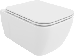 Mexen Margo miska wc Rimless z deską wolnoopadającą slim, duroplast, biała połysk - 30420900