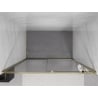 Mexen Exo-S drzwi prysznicowe rozsuwane 190 cm, transparent, złote - 8151-190-000-50-00