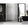 Mexen Exo-S drzwi prysznicowe rozsuwane 200 cm, transparent, złote - 8151-200-000-50-00