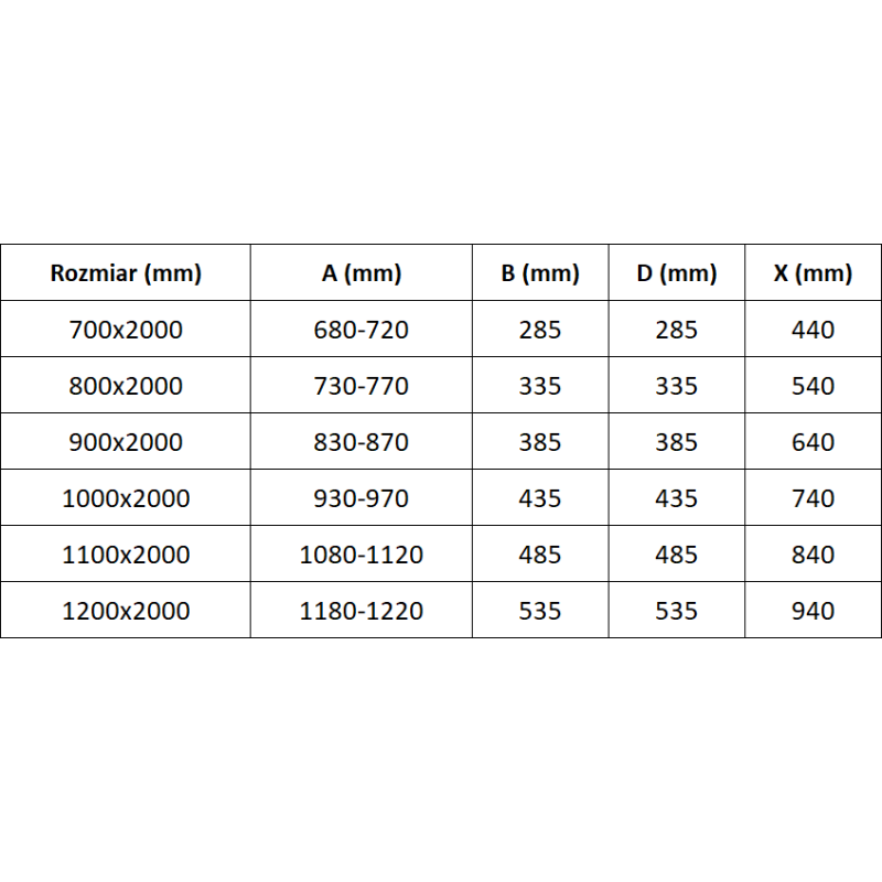Mexen Exo drzwi prysznicowe podwójne uchylne 90 cm, transparent, chrom - 8182-090-000-01-00