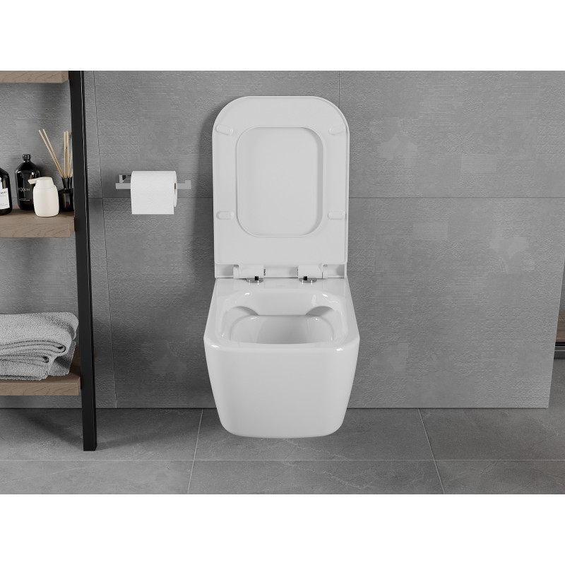 Mexen Elis miska wc Rimless, biała połysk - 3391XX00