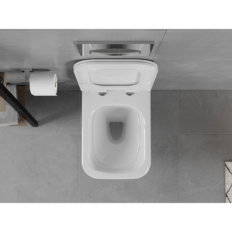 Mexen Elis miska wc Rimless, biała połysk - 3391XX00