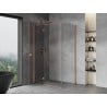 Mexen Mist-H T kabina prysznicowa uchylna lewa 120 x 70 cm, transparent, miedź szczotkowana - 8A5T-120-070-65-00-L