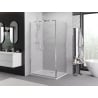Mexen Exo kabina prysznicowa uchylna 90 x 120 cm, transparent, chrom - 814-090-120-01-00