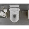 Mexen Lena miska wc Rimless z deską wolnoopadającą slim, duroplast, biała/złota - 30224006