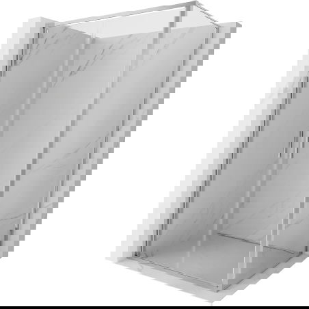 Mexen Exo kabina prysznicowa uchylna 110 x 100 cm, transparent, chrom - 814-110-100-01-00