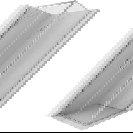 Mexen Exo kabina prysznicowa uchylna 120 x 120 cm, transparent, chrom - 814-120-120-01-00