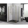 Mexen Exo kabina prysznicowa uchylna 110 x 85 cm, transparent, złota - 814-110-085-50-00