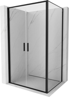 Mexen Exo-B Duo kabina prysznicowa uchylna 90 x 120 cm, transparent, czarna - 814-090-120-70-00
