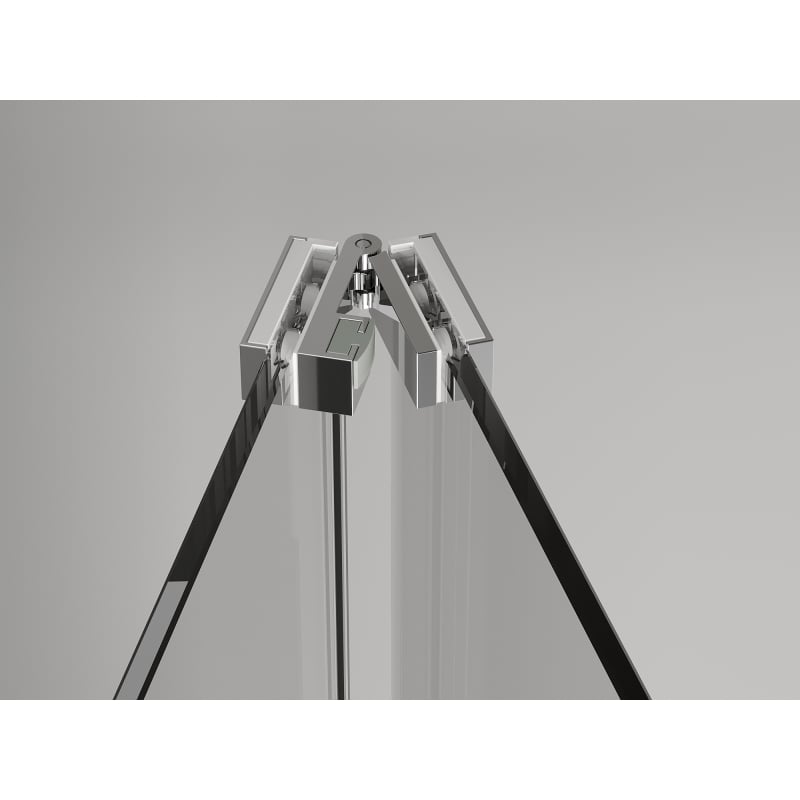 Mexen Exo kabina prysznicowa składana 75 x 120 cm, transparent, chrom - 816-075-120-01-00