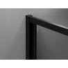 Mexen Exo-F kabina prysznicowa składana 70 x 110 cm, transparent, czarna - 816-070-110-70-00